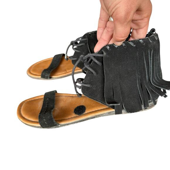 Minnetonka Moccasin Sandal Black Size 10 - Picture 3 of 12